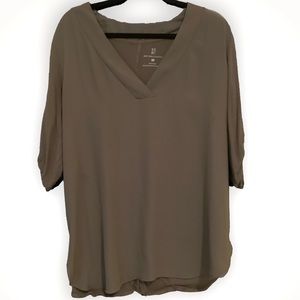Olive green blouse